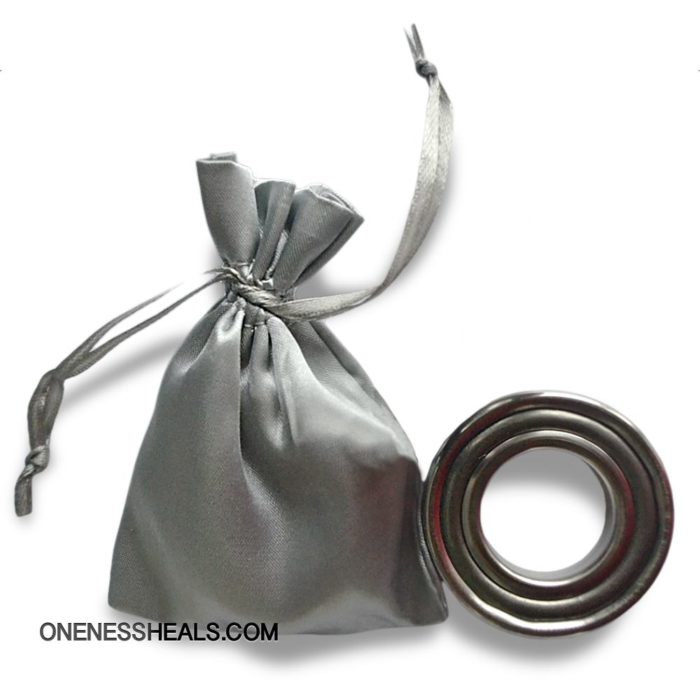 Personal-Health-Ring-with-bag-silver